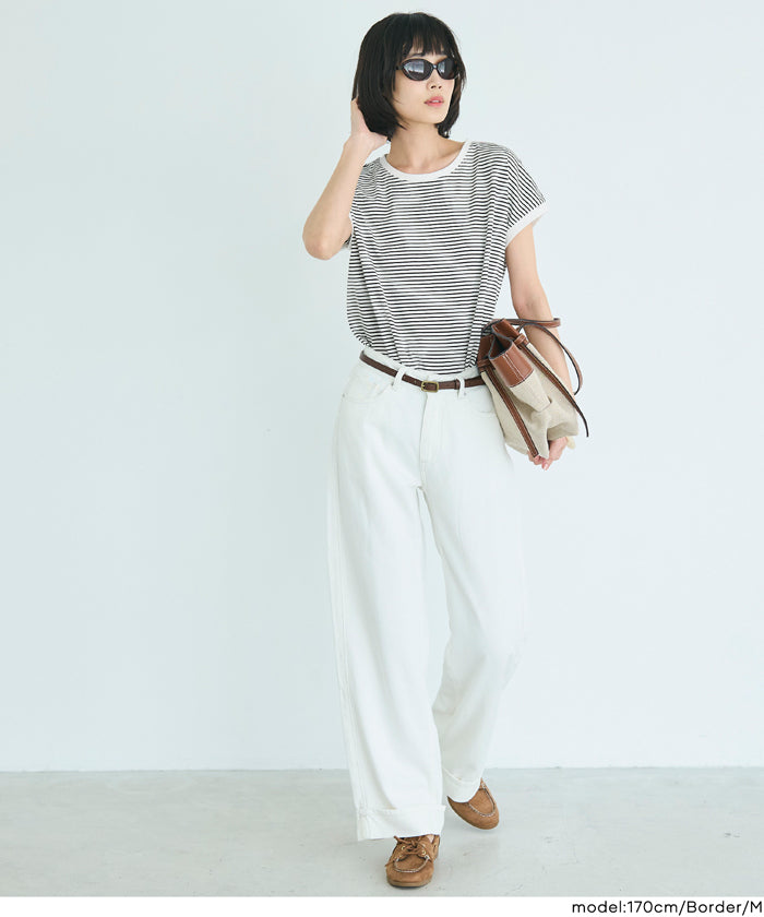 COTTON from the U.S.フレンチスリーブTシャツ レディース メール便