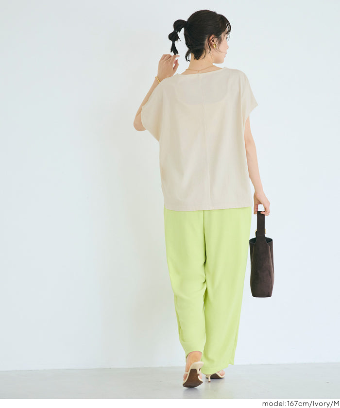 COTTON from the U.S. ドルマンVネックTシャツ レディース メール便