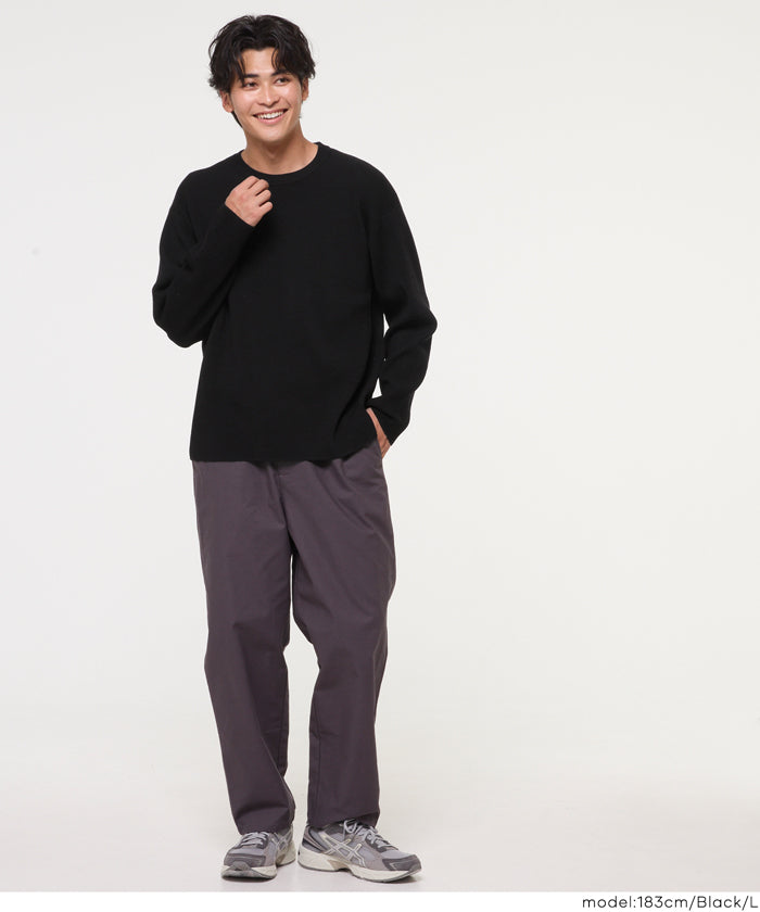 トップス cocona COOL MAX」麻混スキッパー七分シャツ(S ベージュ): トップス