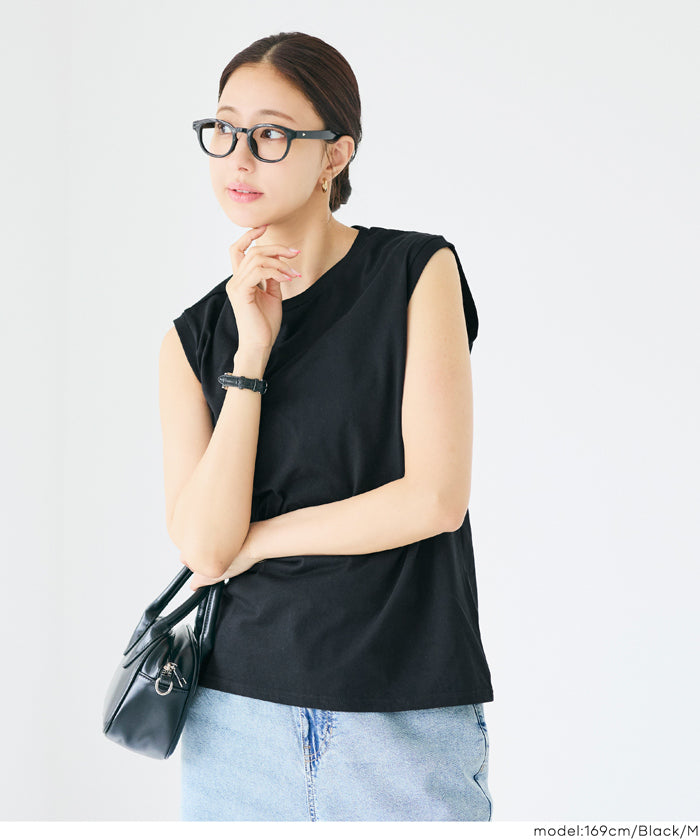 COTTON from the U.S.ノースリーブシャツ レディース メール便不可