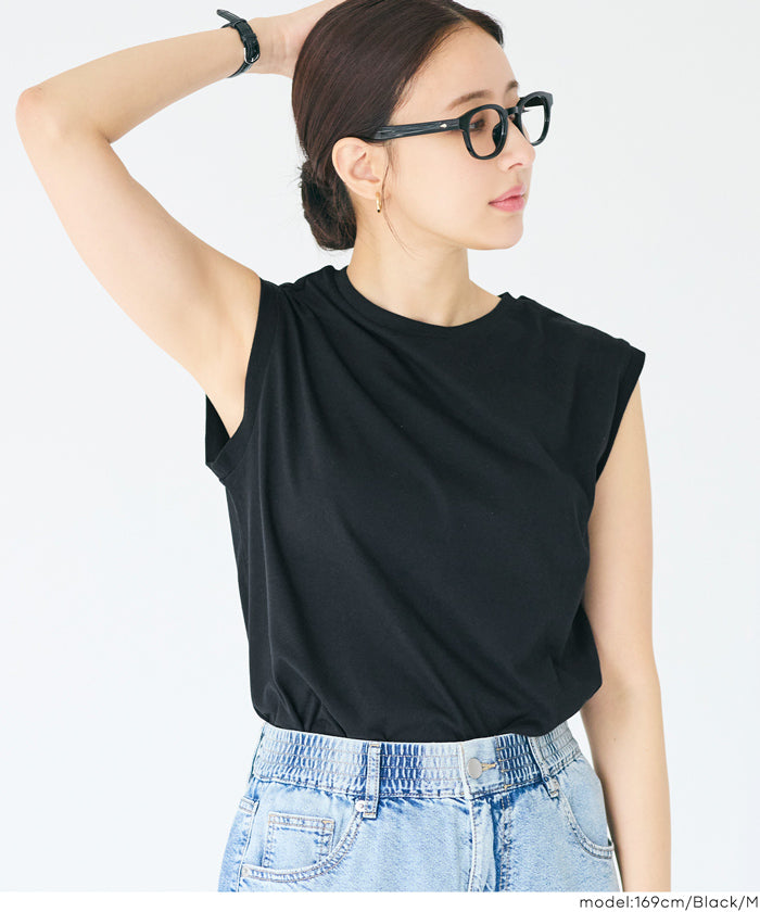 COTTON from the U.S.ノースリーブシャツ レディース メール便不可