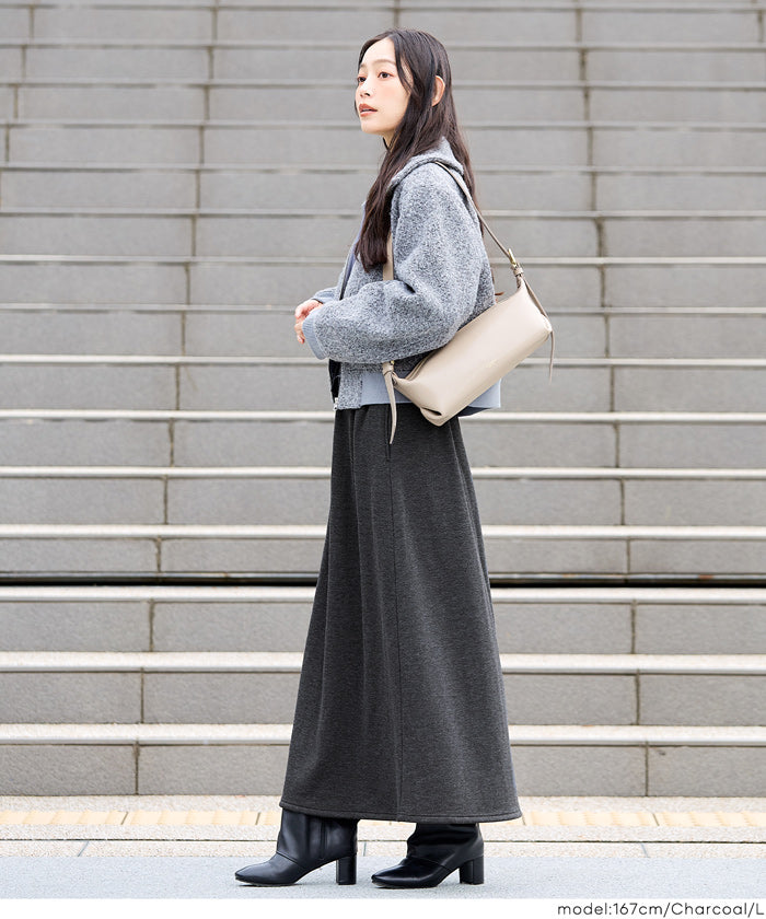 セール☆1990円→1690円 【DAILY WARM】裏シャギーフレアスカート