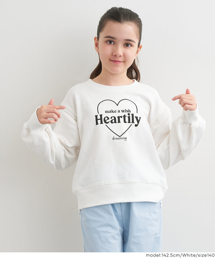 ジップ肩あきスウェットトップス キッズ メール便不可 – coca公式ストア