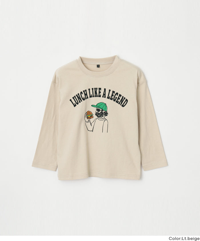 セール☆990円→550円 イラスト長袖Tシャツ キッズ メール便不可