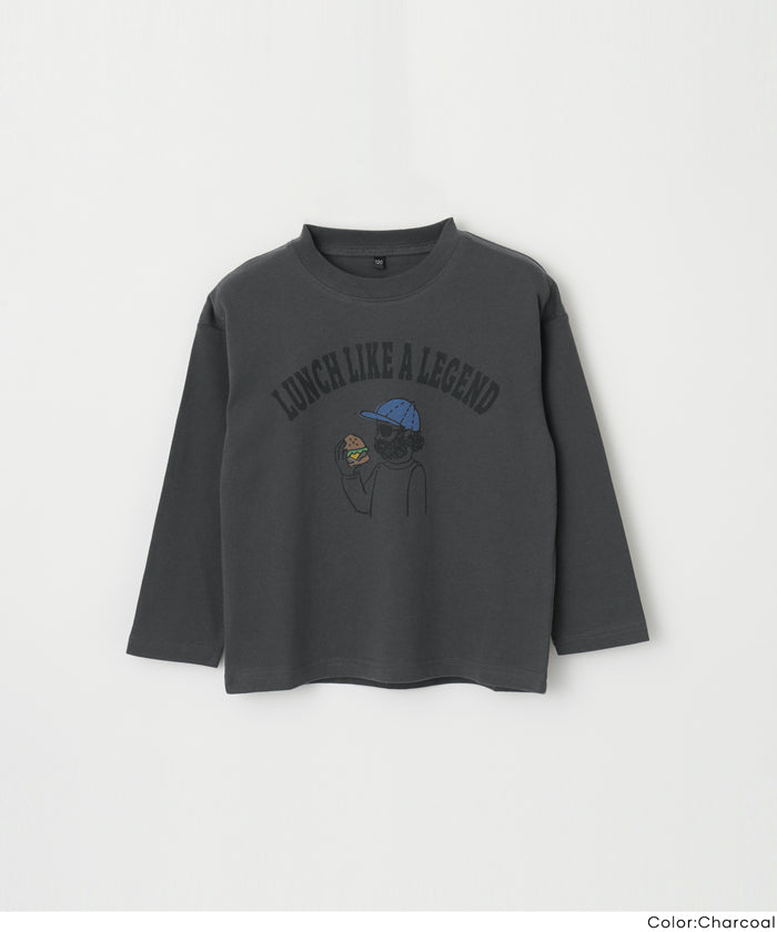 セール☆990円→550円 イラスト長袖Tシャツ キッズ メール便不可