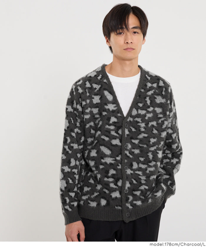 ナイキ　レオパード　カーディガン 新品 Lサイズ NIKE NSW ナイキ スポーツウェア サーカ メンズ