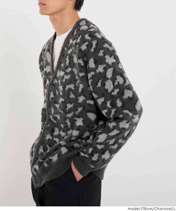 レオパード柄ニットカーディガン メンズ メール便不可 – coca公式ストア