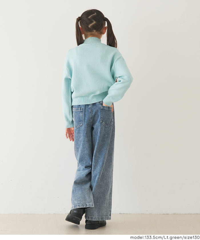 ハーフジップニットトップス キッズ メール便不可 – coca公式ストア