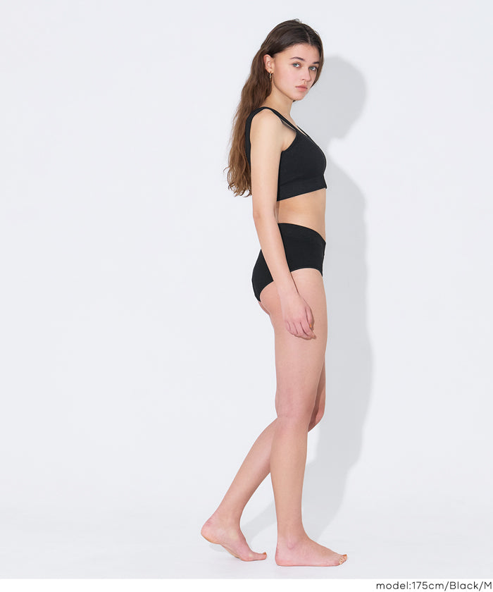 LUCKY WEEK SALE☆ OUT BRA クロップドタンクトップ レディース メール