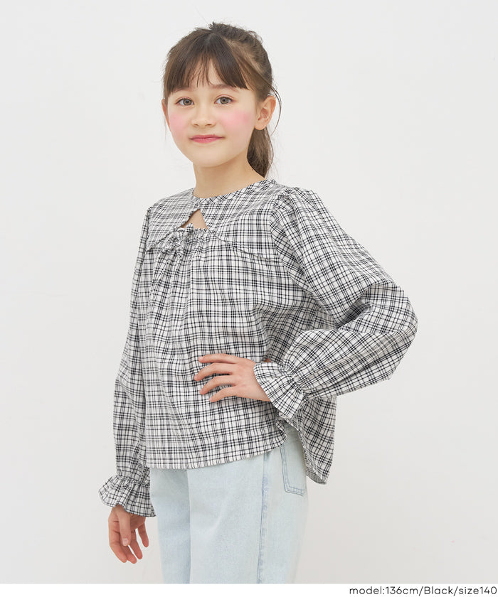 セール☆1690円→990円 チェックブラウス キッズ メール便不可 – coca