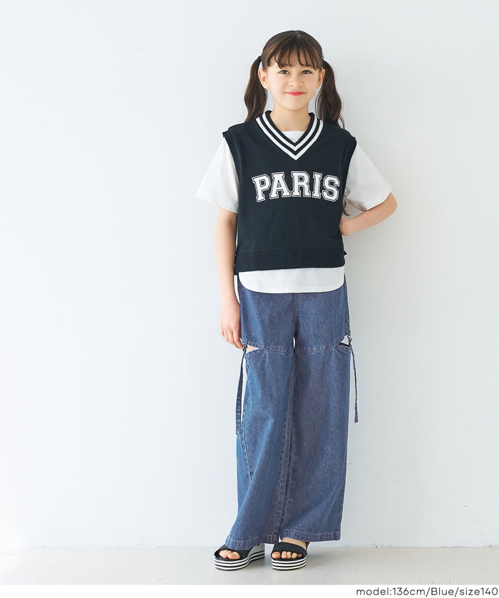 デニムベルトスリットパンツ キッズ メール便不可 – coca公式ストア