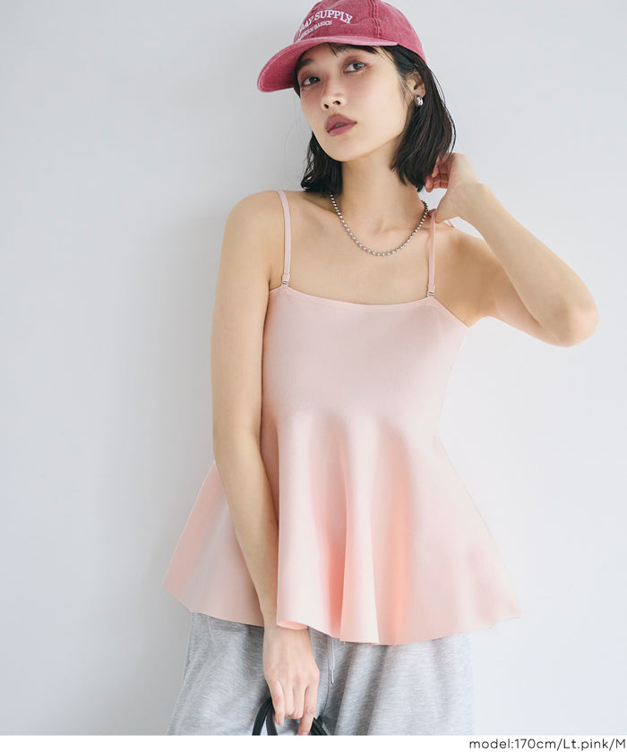 ペプラムニットキャミソール レディース メール便不可 – coca公式ストア