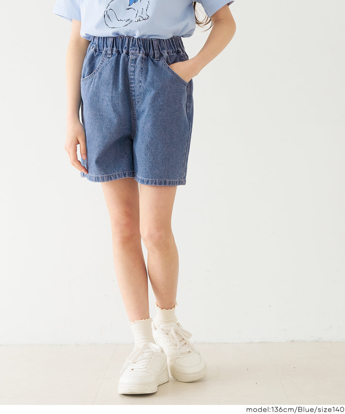 デニムバックリボンショートパンツ キッズ メール便不可 – coca公式ストア