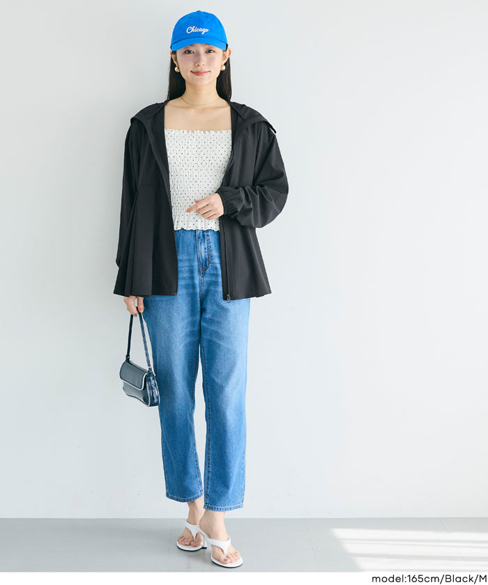 UVカットタックぺプラムパーカー レディース メール便不可 – coca公式
