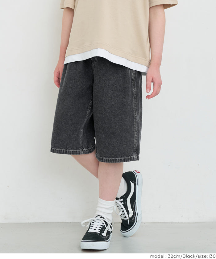 デニムハーフパンツ キッズ メール便不可 – coca公式ストア