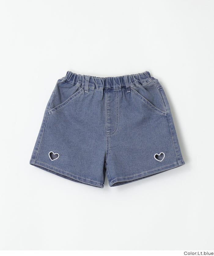 ハート刺繍ショートパンツ キッズ メール便不可 – coca公式ストア