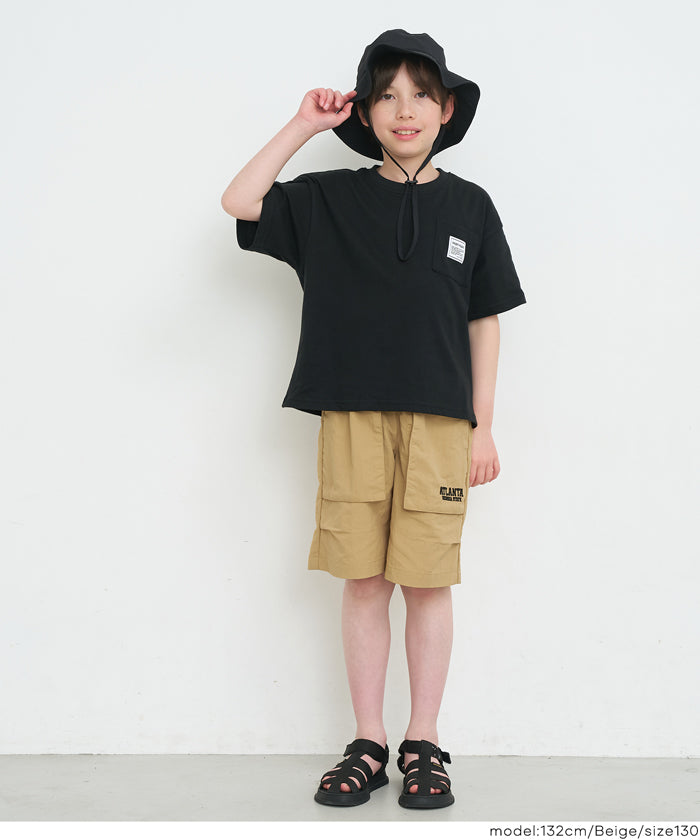 ワッシャーナイロン刺繍ハーフパンツ キッズ メール便不可 – coca公式