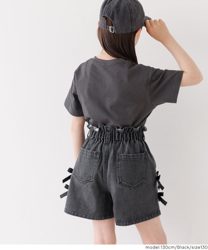 デニムリボンショートパンツ キッズ メール便不可 – coca公式ストア