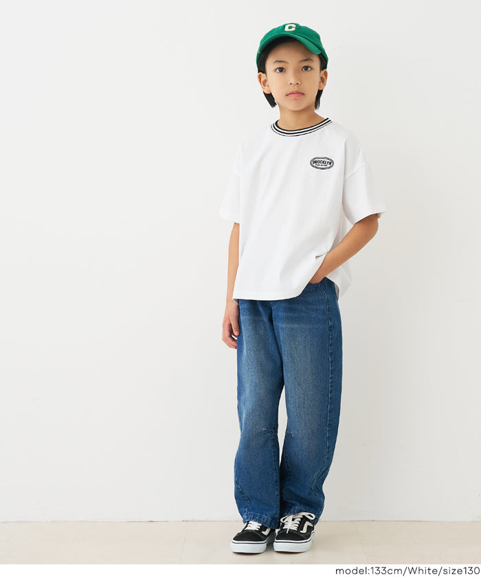 トップス COCO セール☆990円→790円 ボーダーネックトップス キッズ メール便可
