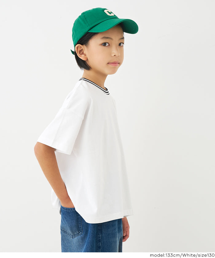 セール☆990円→790円 ボーダーネックトップス キッズ メール便可