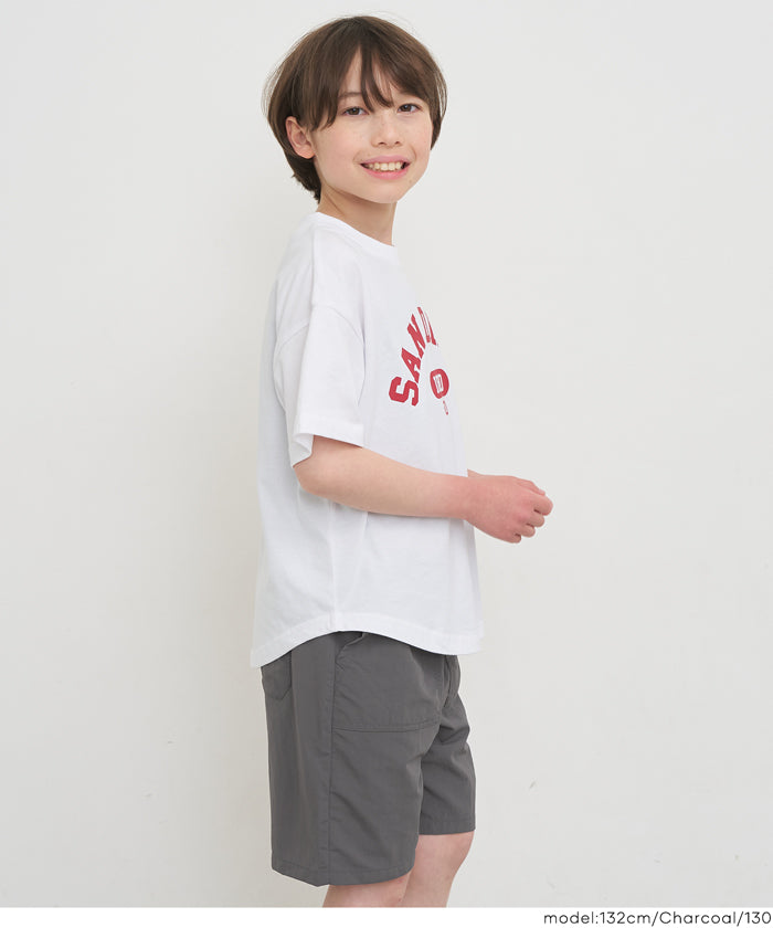 ワッシャーナイロンネームハーフパンツ キッズ メール便不可 – coca