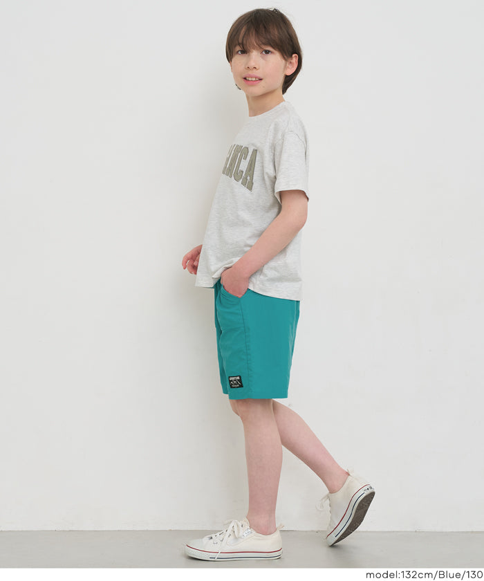 ワッシャーナイロンネームハーフパンツ キッズ メール便不可 – coca