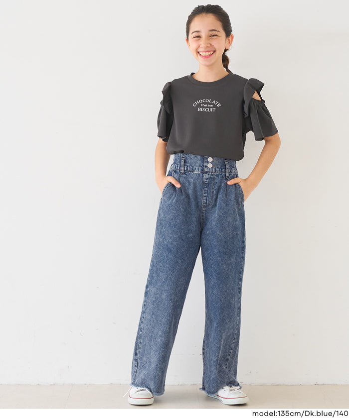 デニムハイウエストパンツ キッズ メール便不可 – coca公式ストア