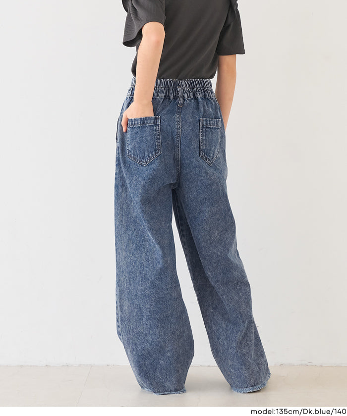 デニムハイウエストパンツ キッズ メール便不可 – coca公式ストア