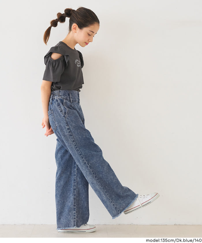 デニムハイウエストパンツ キッズ メール便不可 – coca公式ストア