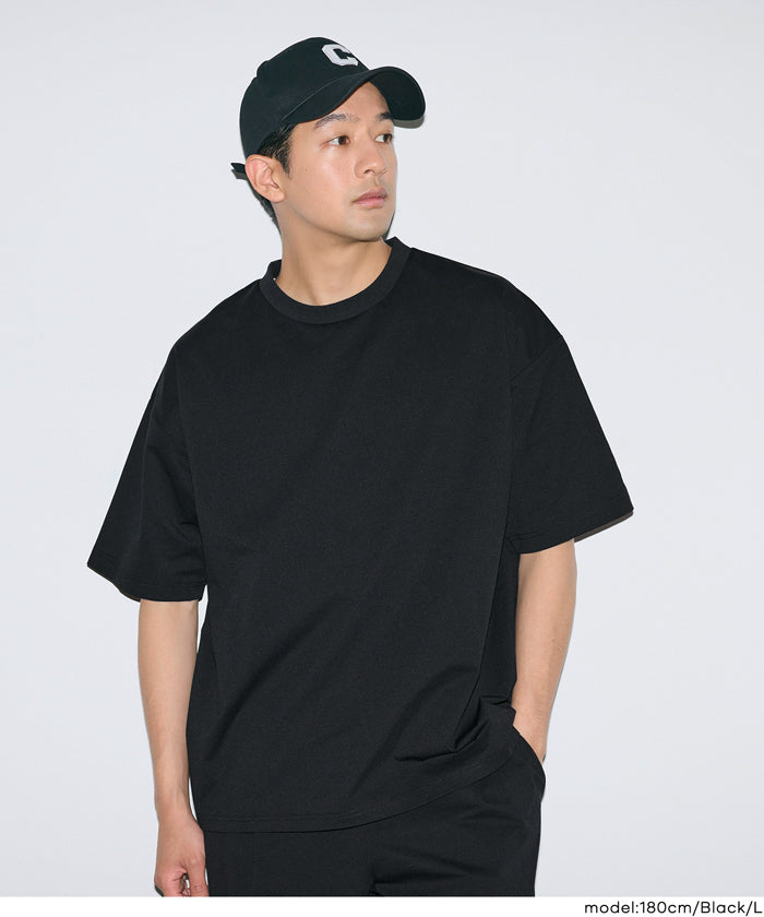 サマーセール☆ 4wayストレッチ半袖トップス メンズ メール便不可