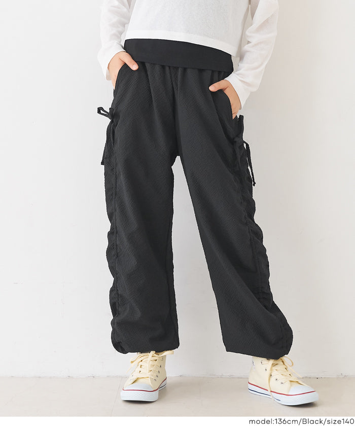 SWセール☆サイドドロストサッカージョガーパンツ キッズ メール便不可