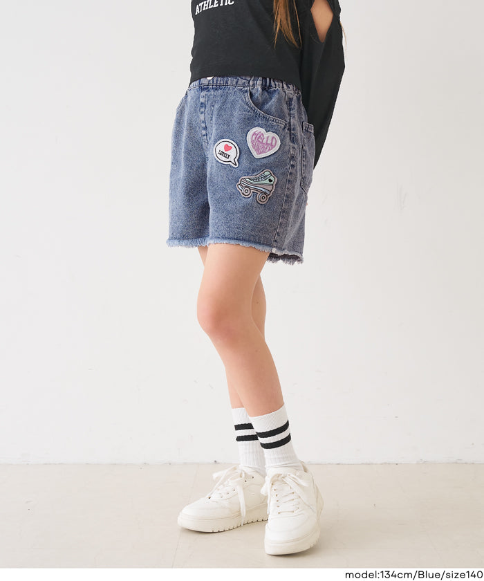 デニムワッペンショートパンツ キッズ メール便不可 – coca公式ストア