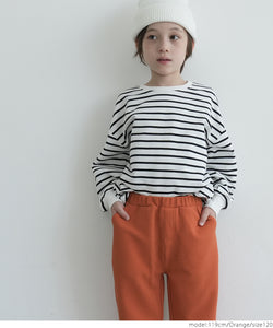 Sale 1290 yen → 550 yen No mail delivery Kids 100-130 Children's clothing Pants Rubber Pockets Embossed Long length Plain Simple Boys Kids original coca Coca