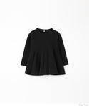 Sale ★ 1290 yen → 550 yen Kids 100-130 Children's clothing Tunic Embossed Pleated Tuck Medium length Crew neck Girl Kids original No mail delivery Coca