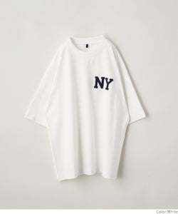 セール★1990円→1490円 Tシャツ メンズ ヘビーウェイト ワッペン ロゴ 英字 ビックシルエット オーバーシルエット クルーネック 刺繍 半袖 無地 メール便不可 23ss coca コカ▼