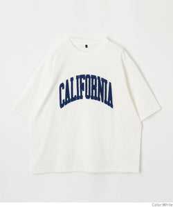 Tシャツ メンズ ロゴT ワッペン カットソー 半袖 クルーネック カレッジ オーバーサイズ ビッグT メール便不可 23ss coca コカ