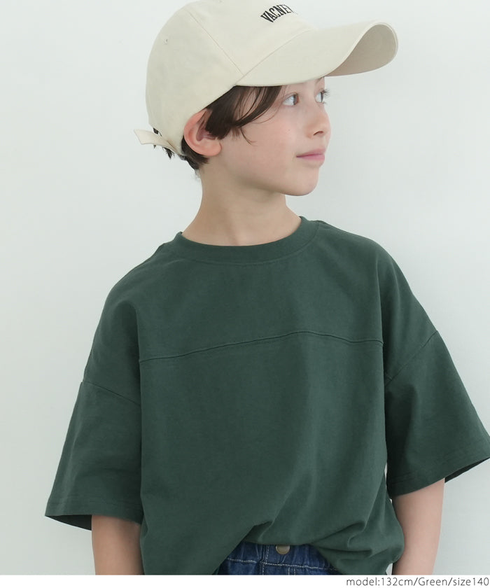 キッズ 110-140 Tシャツ カットソー BIGTシャツ 半袖 プルオーバー シンプル 男の子 キッズオリジナル 子供服 メール便可 coca コカ