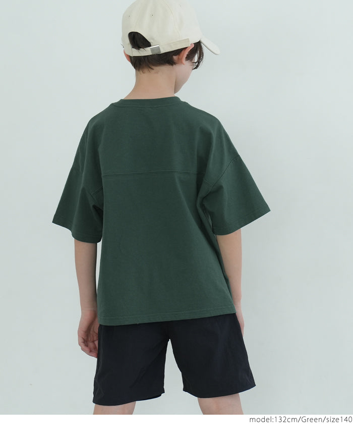 キッズ 110-140 Tシャツ カットソー BIGTシャツ 半袖 プルオーバー シンプル 男の子 キッズオリジナル 子供服 メール便可 coca コカ