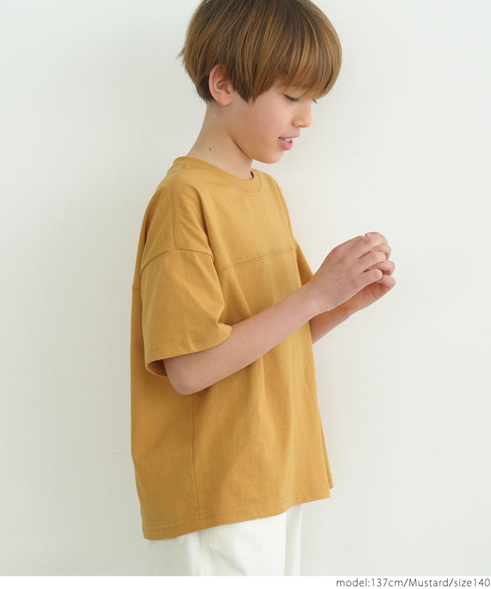 キッズ 110-140 Tシャツ カットソー BIGTシャツ 半袖 プルオーバー シンプル 男の子 キッズオリジナル 子供服 メール便可 coca コカ