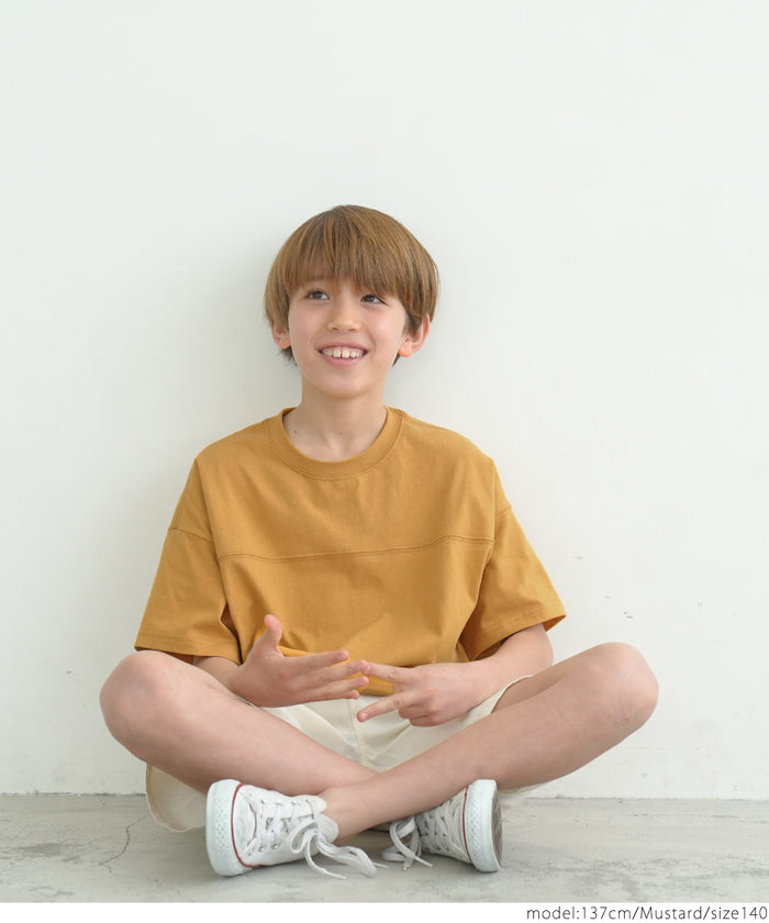 キッズ 110-140 Tシャツ カットソー BIGTシャツ 半袖 プルオーバー シンプル 男の子 キッズオリジナル 子供服 メール便可 coca コカ