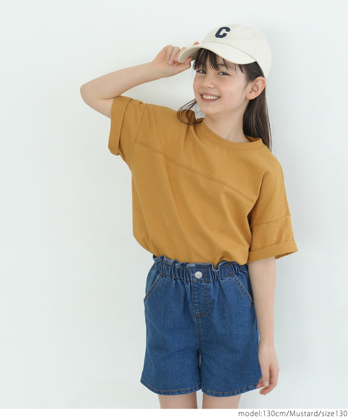 キッズ 110-140 Tシャツ カットソー BIGTシャツ 半袖 プルオーバー シンプル 男の子 キッズオリジナル 子供服 メール便可 coca コカ