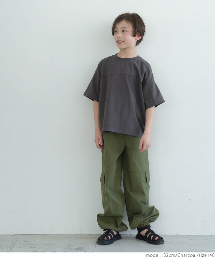 キッズ 110-140 Tシャツ カットソー BIGTシャツ 半袖 プルオーバー シンプル 男の子 キッズオリジナル 子供服 メール便可 coca コカ