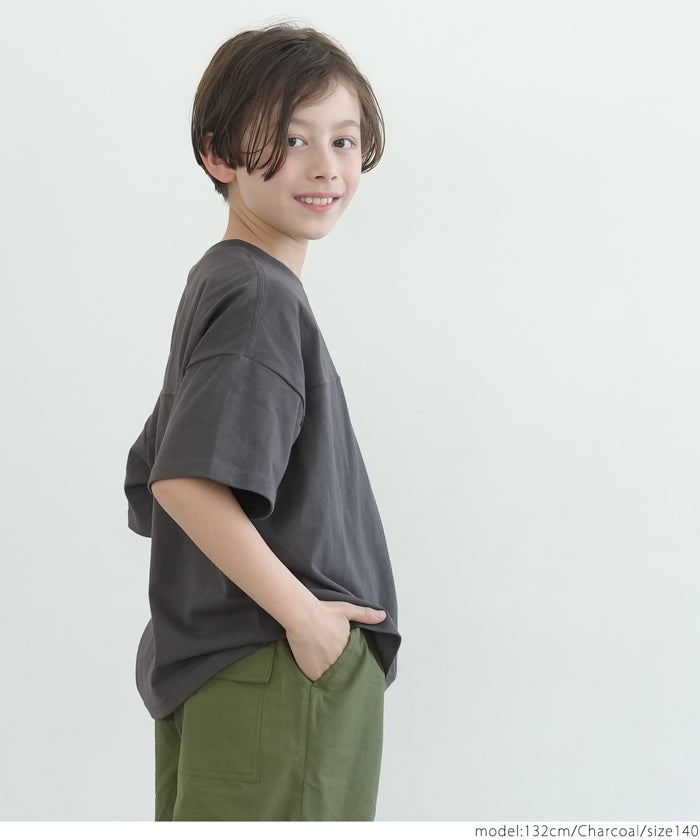 キッズ 110-140 Tシャツ カットソー BIGTシャツ 半袖 プルオーバー シンプル 男の子 キッズオリジナル 子供服 メール便可 coca コカ