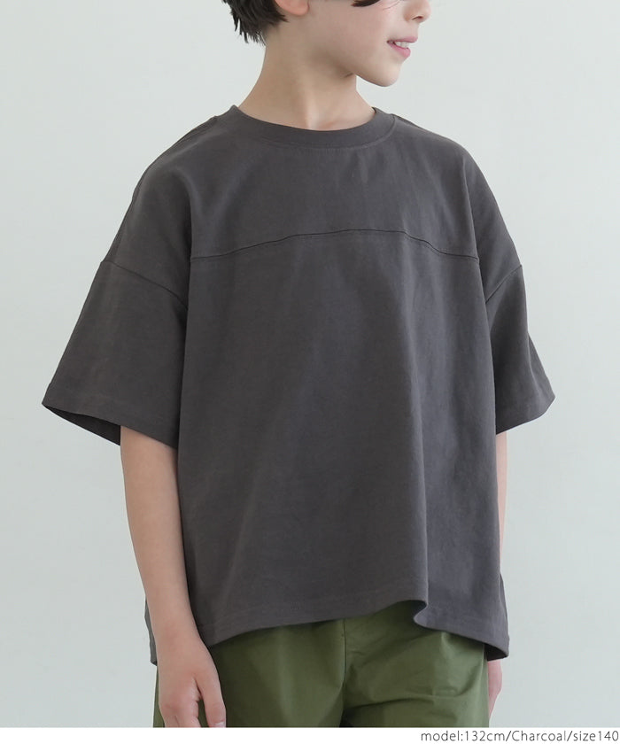 キッズ 110-140 Tシャツ カットソー BIGTシャツ 半袖 プルオーバー シンプル 男の子 キッズオリジナル 子供服 メール便可 coca コカ