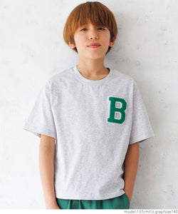 キッズ 110-140  Tシャツ さがら刺繍 ワッペン 半袖Tシャツ ワンポイント クルーネック 男の子 メール便不可 coca コカ