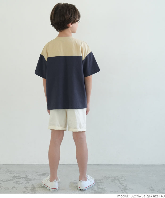 【アウトレット返品交換不可】キッズ 110-140 Tシャツ ナンバリング クルーネック ミディ丈 半袖 男の子 キッズオリジナル 子供服 メール便可 coca