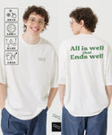 Tシャツ メンズ ロゴTシャツ バックプリント オーバーサイズ 半袖 カジュアル 吸水速乾 接触冷感 抗菌防臭 タンブルフリー メール便不可 24ss