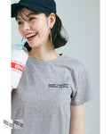 Tシャツ レディース カットソー ロゴ 英字 プルオーバー 半袖 薄手 ワンポイント 伸縮性 シンプル ミディアム丈 メール便可 24aw coca コカ