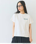 Tシャツ レディース カットソー ロゴ 英字 プルオーバー 半袖 薄手 ワンポイント 伸縮性 シンプル ミディアム丈 メール便可 24aw coca コカ