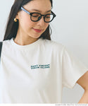 Tシャツ レディース カットソー ロゴ 英字 プルオーバー 半袖 薄手 ワンポイント 伸縮性 シンプル ミディアム丈 メール便可 mrb 24aw coca コカ